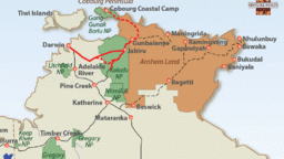 5 Day Kakadu, Arnhem Land and Cobourg Peninsula Tour route 