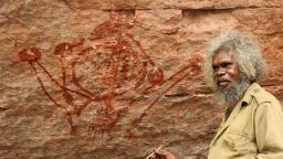 Aboriginal guided rock art tour in Arnhem Land Northern Territory Australia