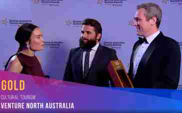 Winner of the 2019 Australian Tourism Award for Cultural Tourism; Venture North Australia