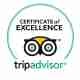 TripAdvisor Certificate Of Exellence