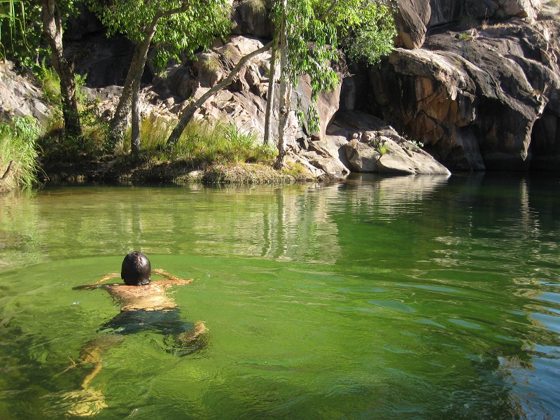 wet season swimming kakadu